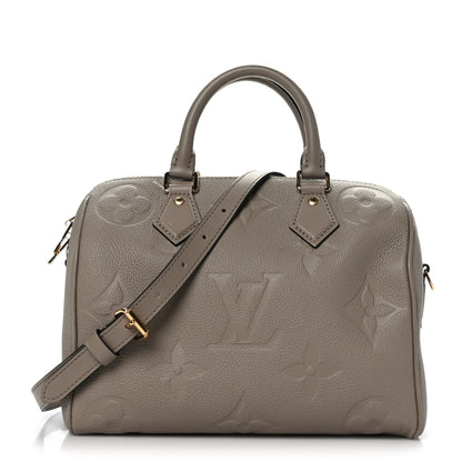 Louis Vuitton Empreinte Monogram Giant Speedy Bandouliere 25 Tourterelle 1 of 10