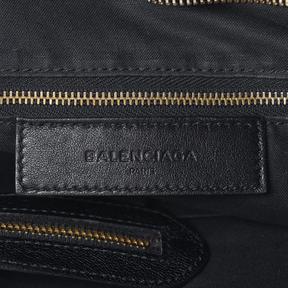Balenciaga Chevre Gold Metallic Edge Hardware Velo Black 7 of 9