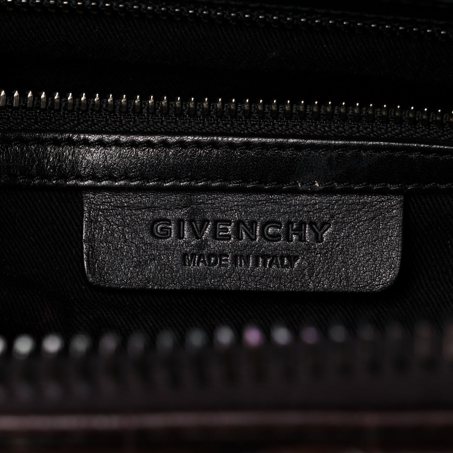 Givenchy Calfskin Crocodile Embossed 3D Stud Medium Antigona Brown 6 of 12