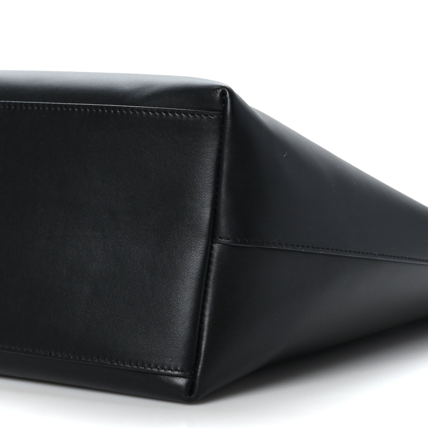 Calfskin DG Logo Shopper Tote Black