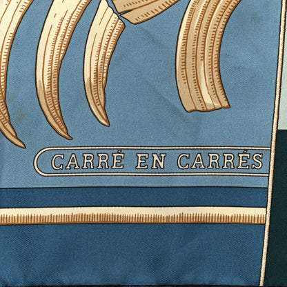 Hermes Silk Carre En Carres Scarf 90 5 of 7