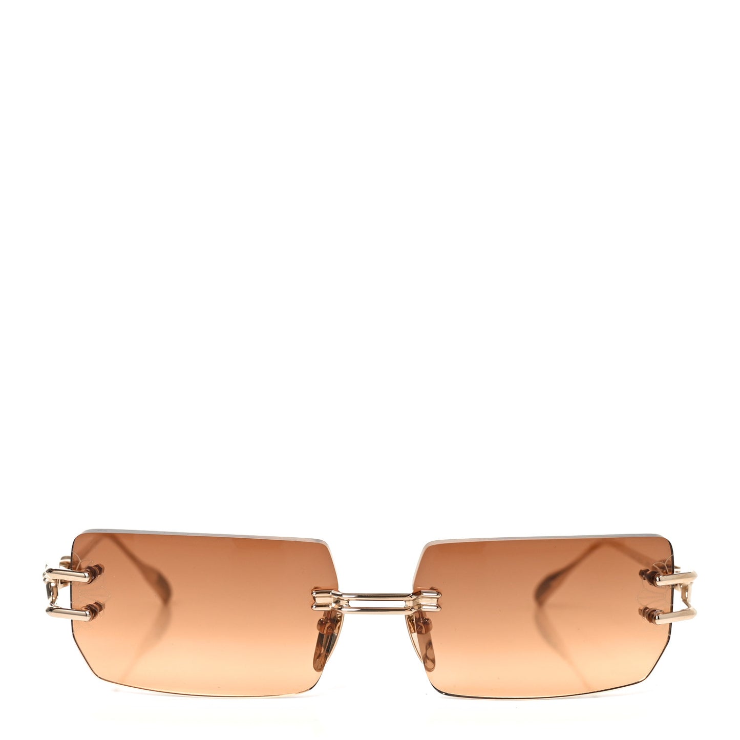 Metal Lordie Sunglasses Gold Brown
