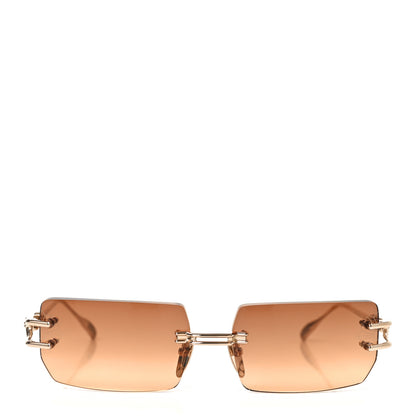 Chrome Hearts Metal Lordie Sunglasses Gold Brown 2 of 7