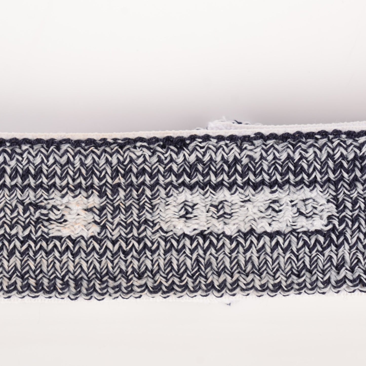 Knit Coco CC Headband Wristband Set Black White