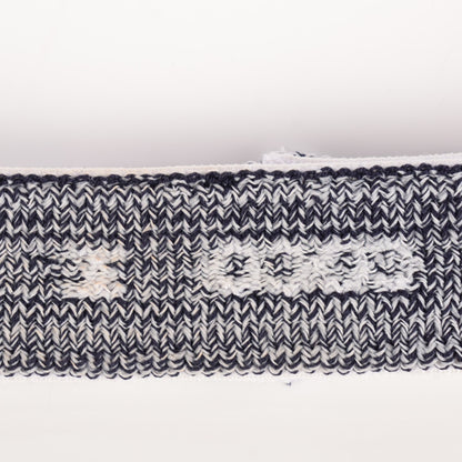 Chanel Knit Coco CC Headband Wristband Set Black White 6 of 8