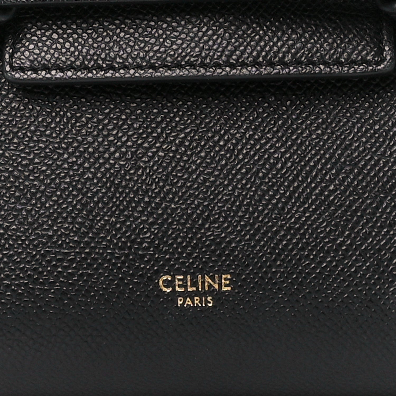 Celine Grained Calfskin Pico Belt Bag Black 7 of 9