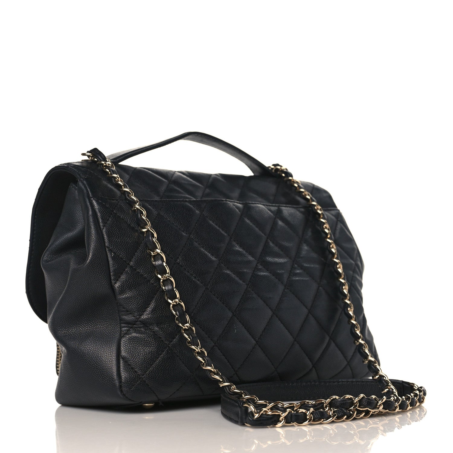 Chanel Caviar Quilted Large Business Affinity Flap Black 3 of 11