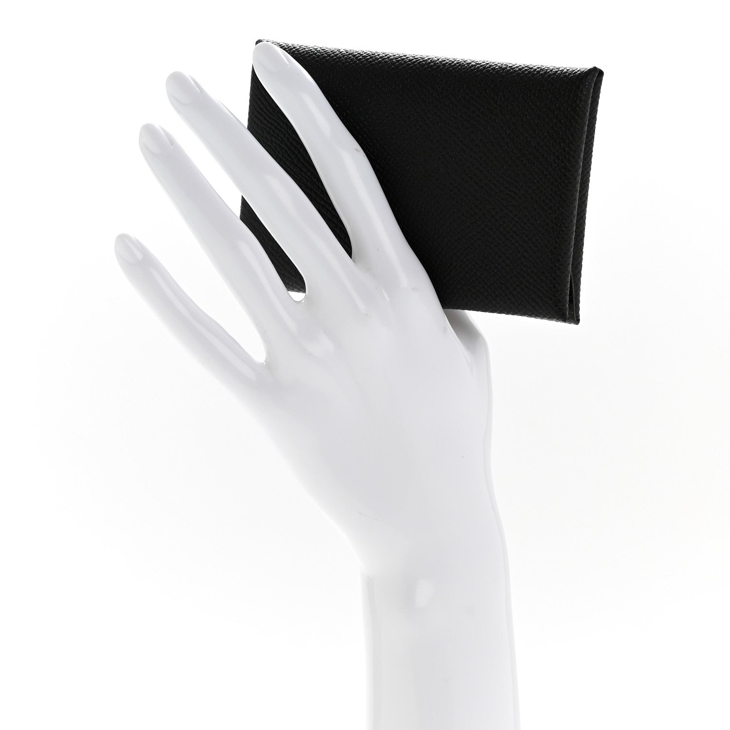 Hermes Epsom Calvi Duo Card Case Black 2 of 9