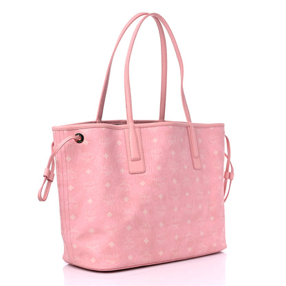 MCM Visetos Medium Liz Reversible Shopper Tote Pink 3 of 13
