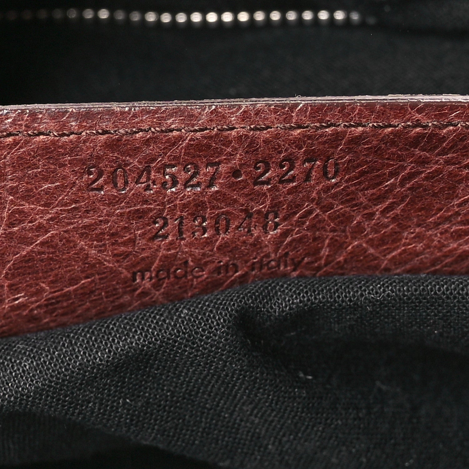 Balenciaga Agneau Giant Brogues Hardware Day Hobo Castagna 8 of 11