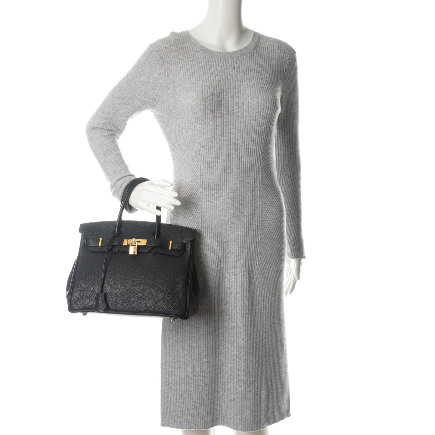 Togo Birkin 30 Black