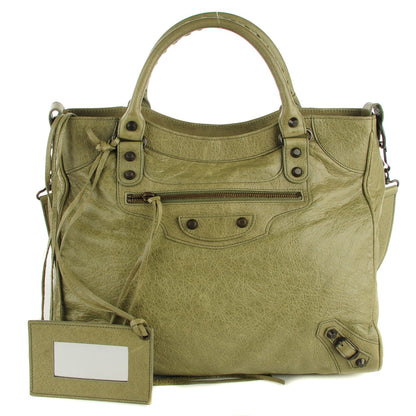 Balenciaga Agneau Classic Hardware Velo Vert Militaire 1 of 8