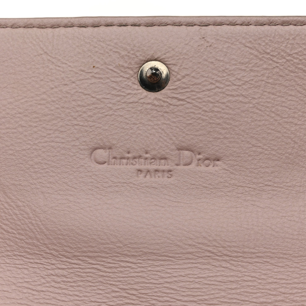 Christian Dior Patent Cannage Lady Dior Rendezvous Wallet On Chain ...