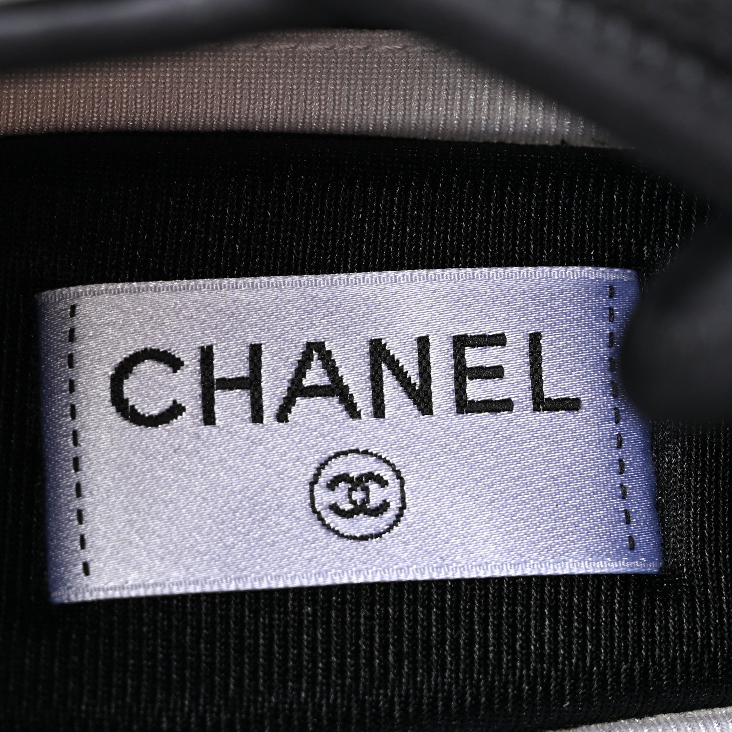 Chanel Velvet Calfskin Mixed Fibers CC Sneakers 41.5 Black 8 of 10