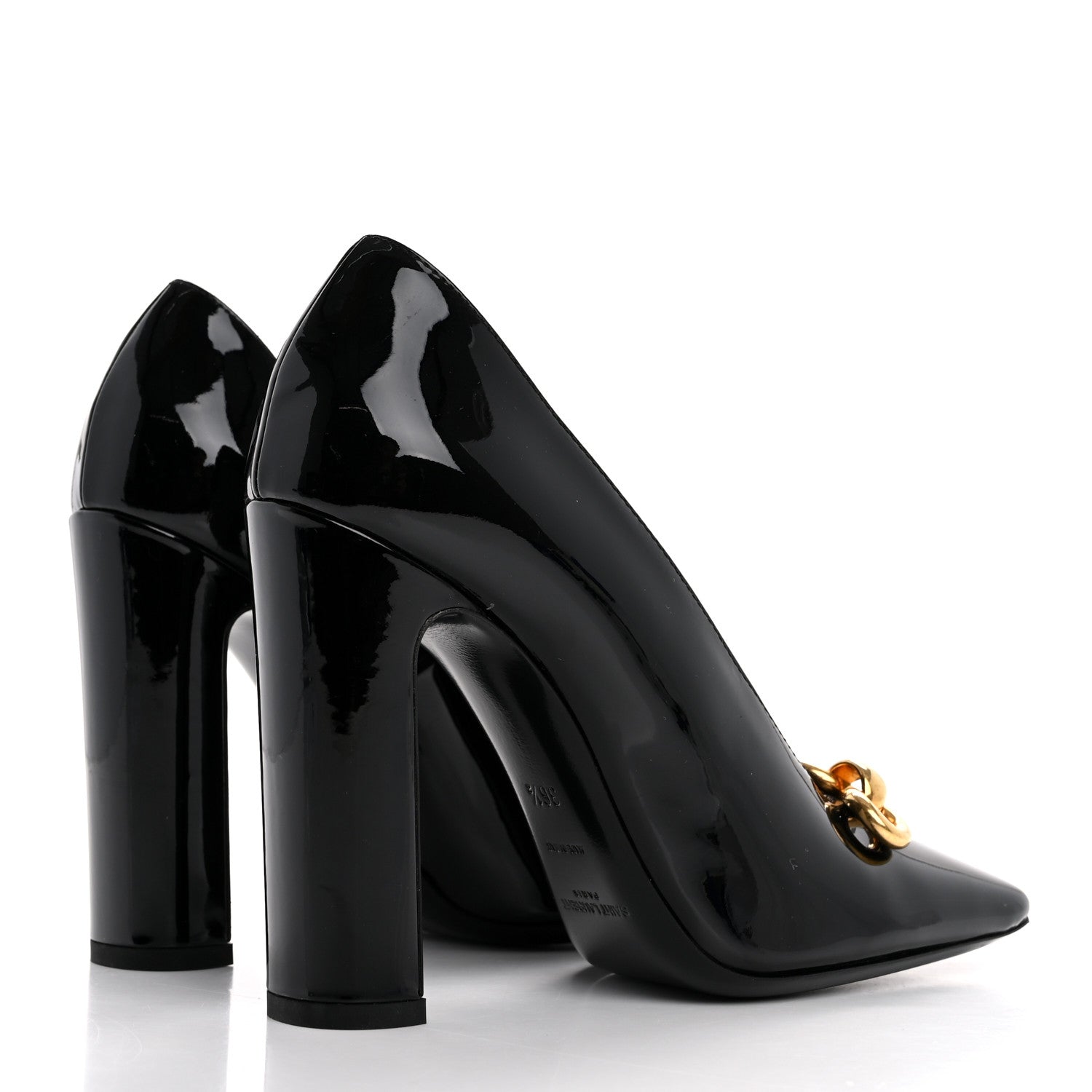 Saint Laurent Patent Silvana 110mm Pumps 36.5 Black 5 of 11