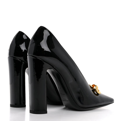 Saint Laurent Patent Silvana 110mm Pumps 36.5 Black 5 of 11