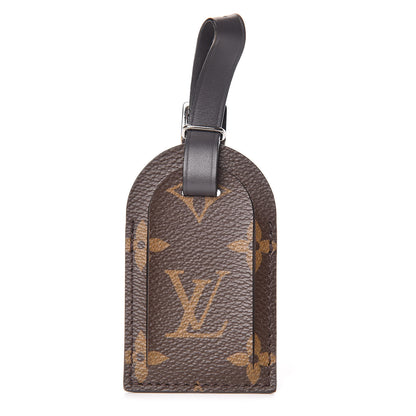 Louis Vuitton Monogram Luggage Tag Black 1 of 3