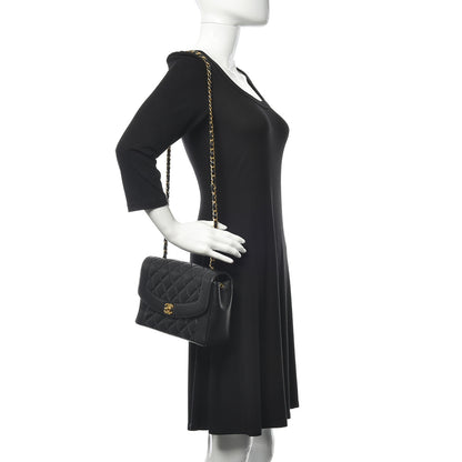 Chanel Caviar Quilted Medium Single Flap Black 2 of 11