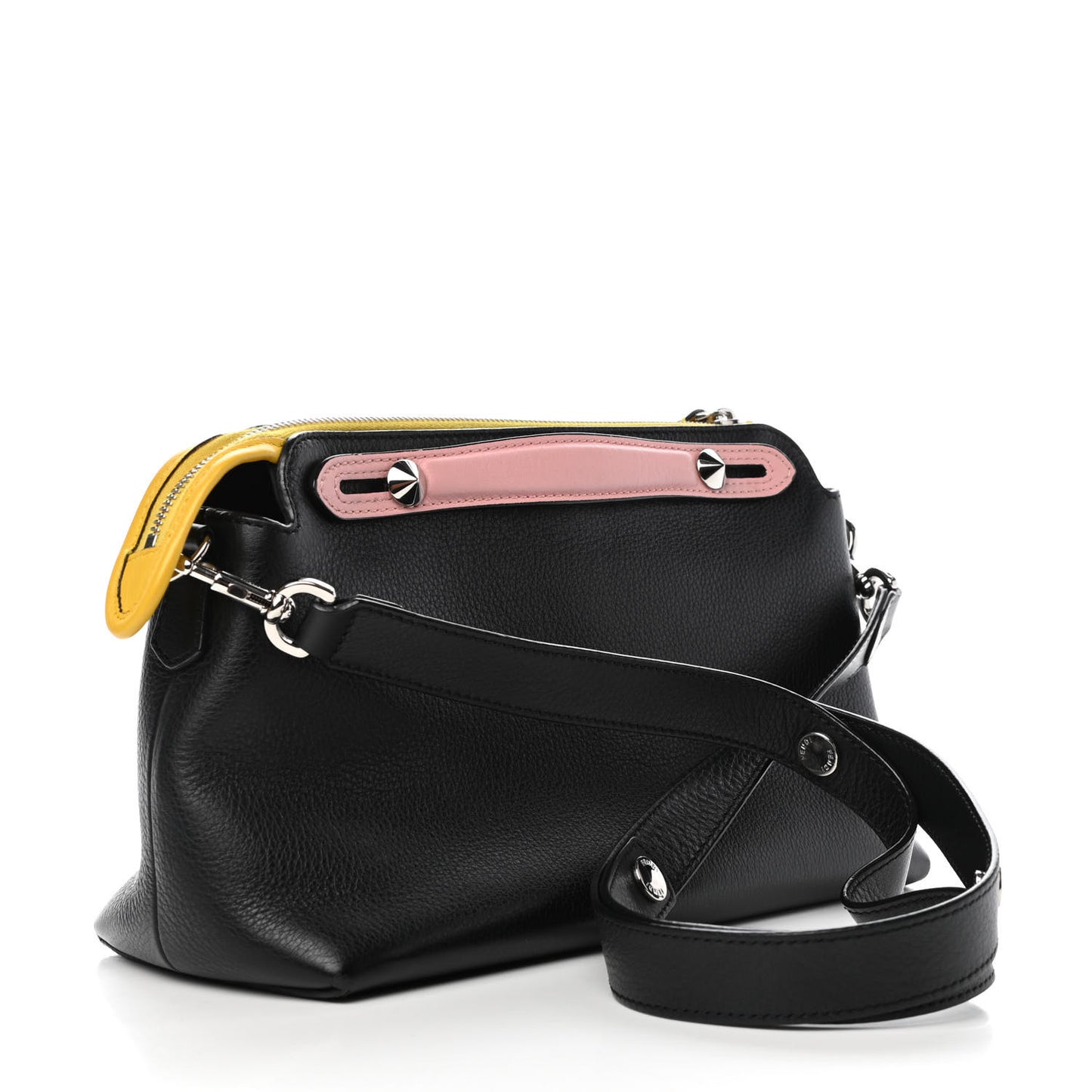 Vitello Dolce 4 Color Medium By The Way Boston Bag Black Multicolor