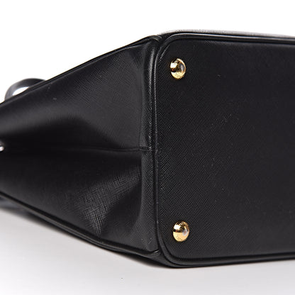 Prada Saffiano Medium Galleria Double Zip Tote Black 13 of 19