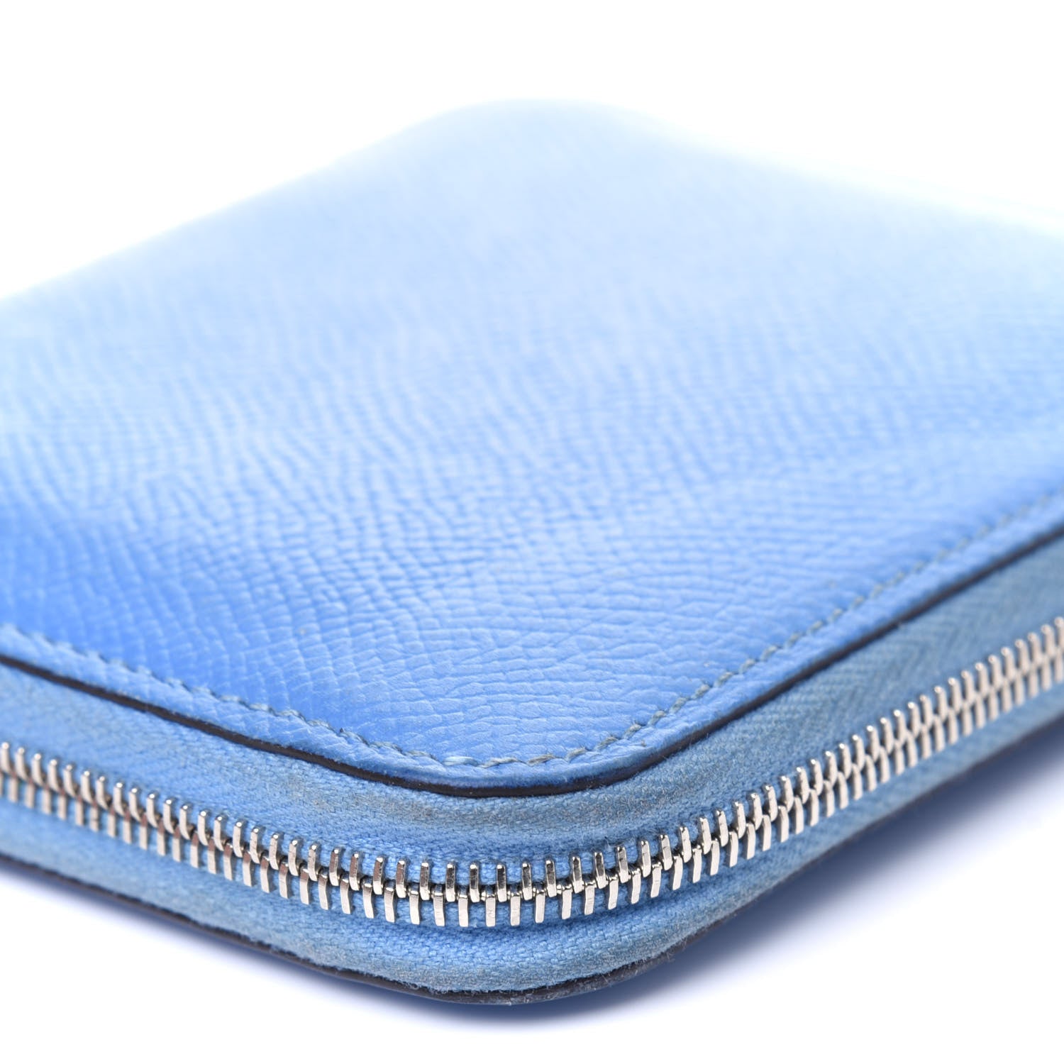 Hermes Epsom Silk'In Compact Wallet Bleu Paradis 12 of 19