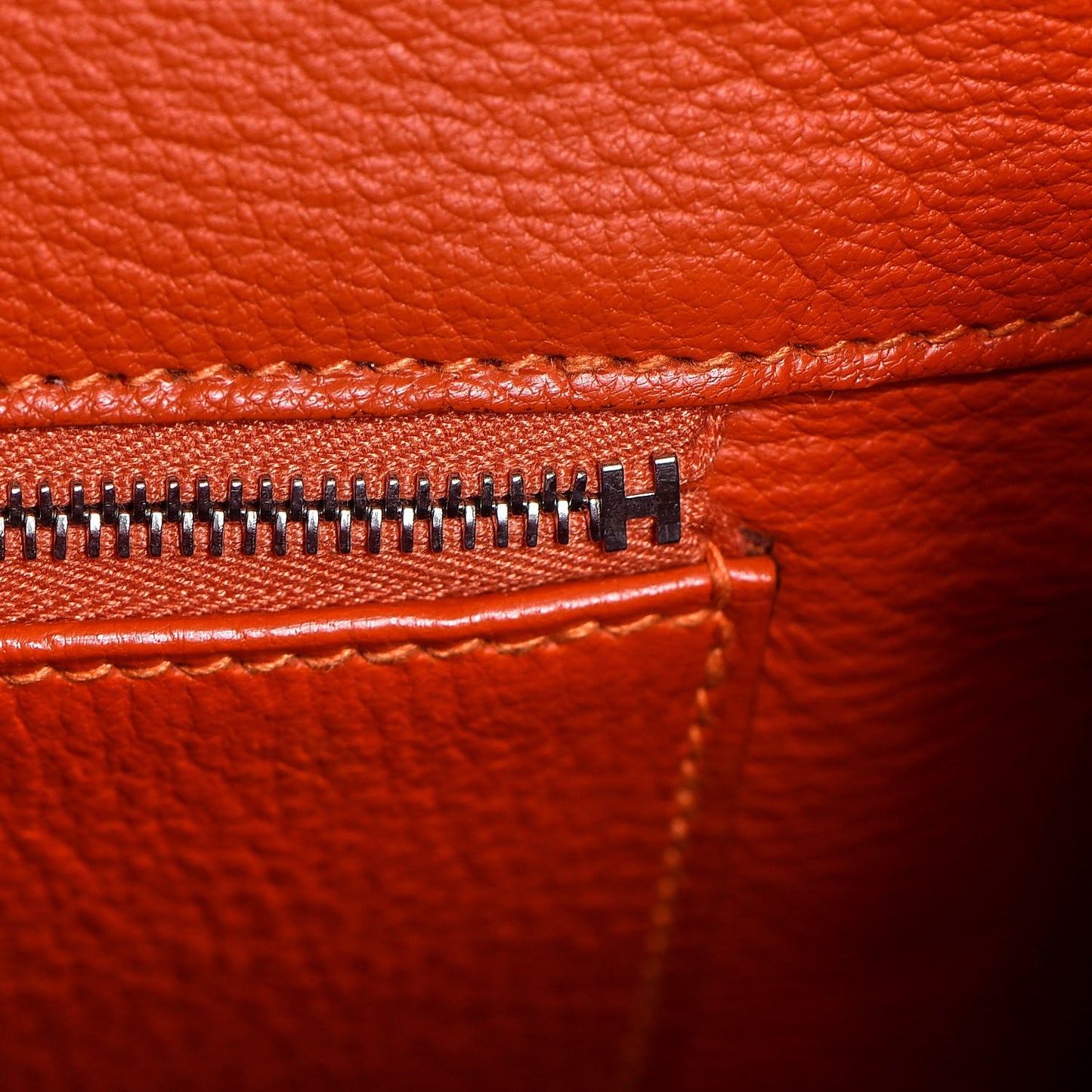 Epsom Birkin 35 Orange
