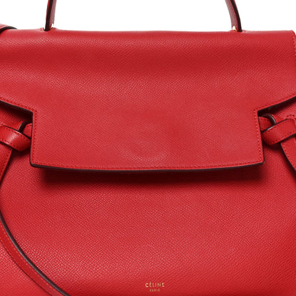 Celine Grained Calfskin Mini Belt Bag Coquelicot 7 of 10