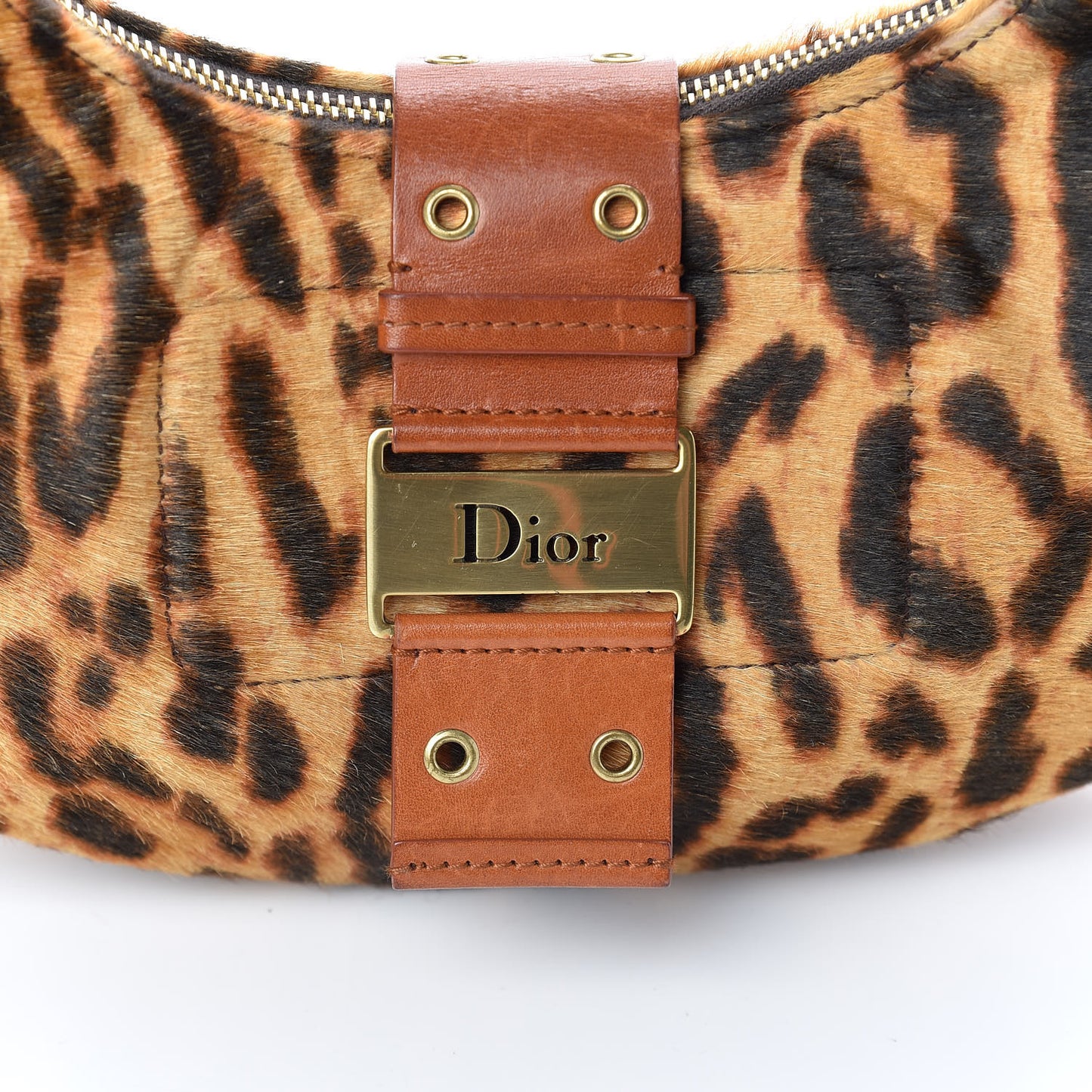 Pony Hair Leopard Print Street Chic Hobo