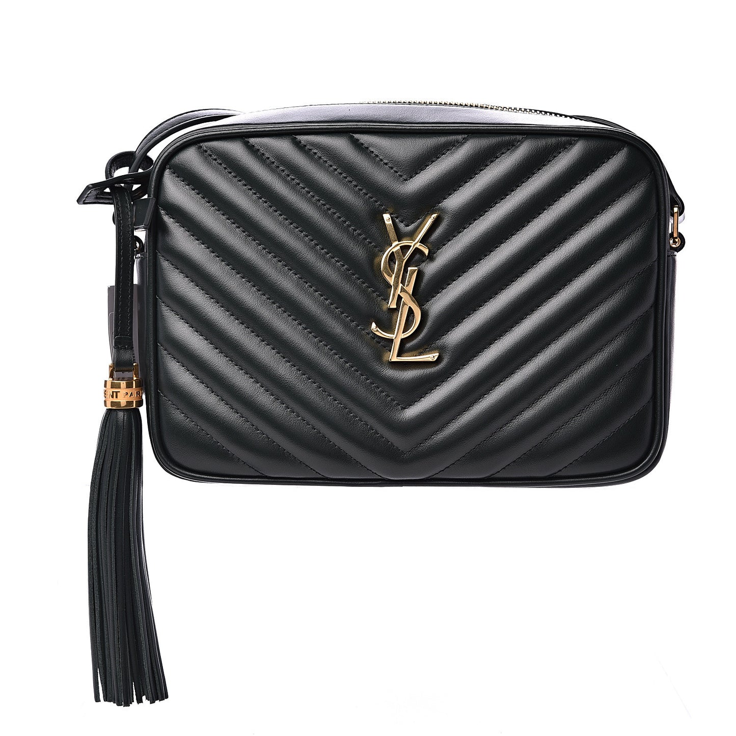 Calfskin Matelasse Monogram Lou Camera Bag Green