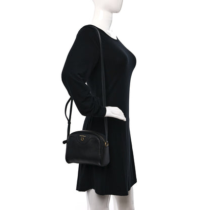 Salvatore Ferragamo Calfskin Travel Camera Crossbody Bag Black 2 of 13