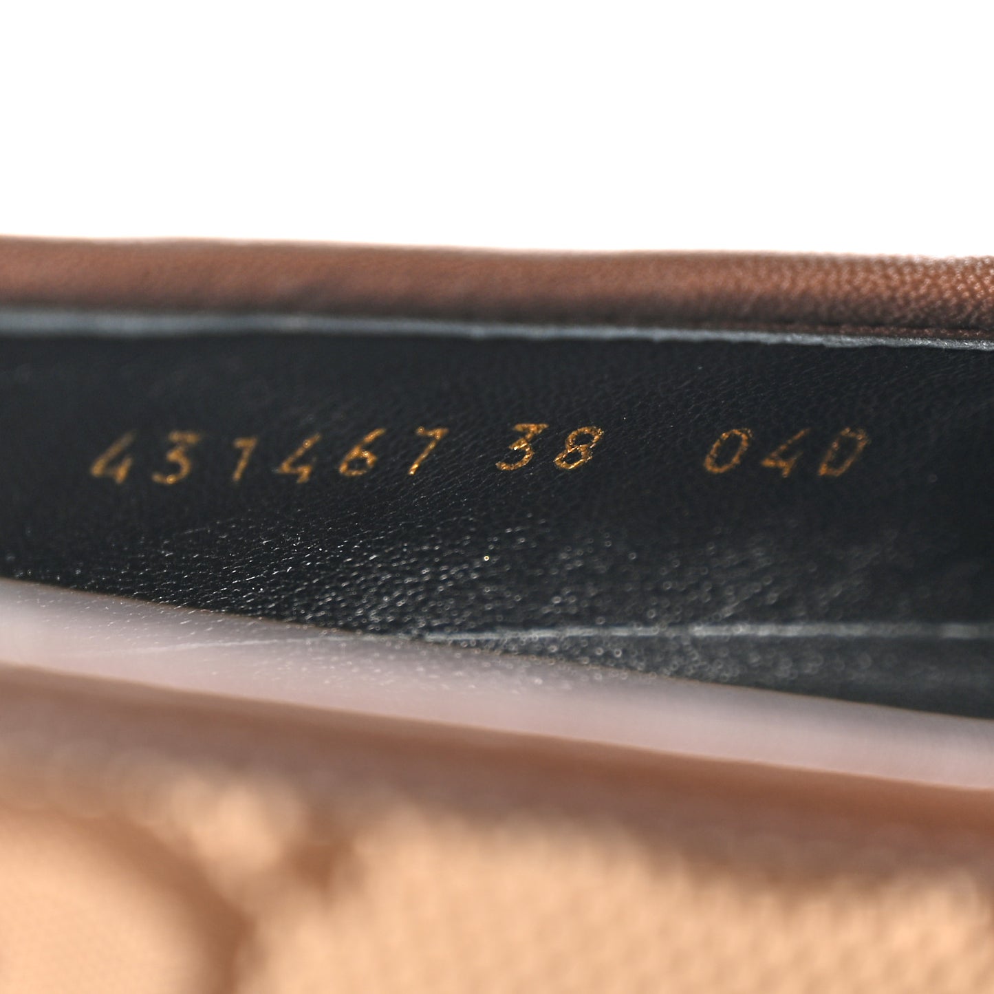 Monogram Jumbo GG Malaga Kid Horsebit Womens Jordaan Loafers 38 Camel Ebony New Acero Beige