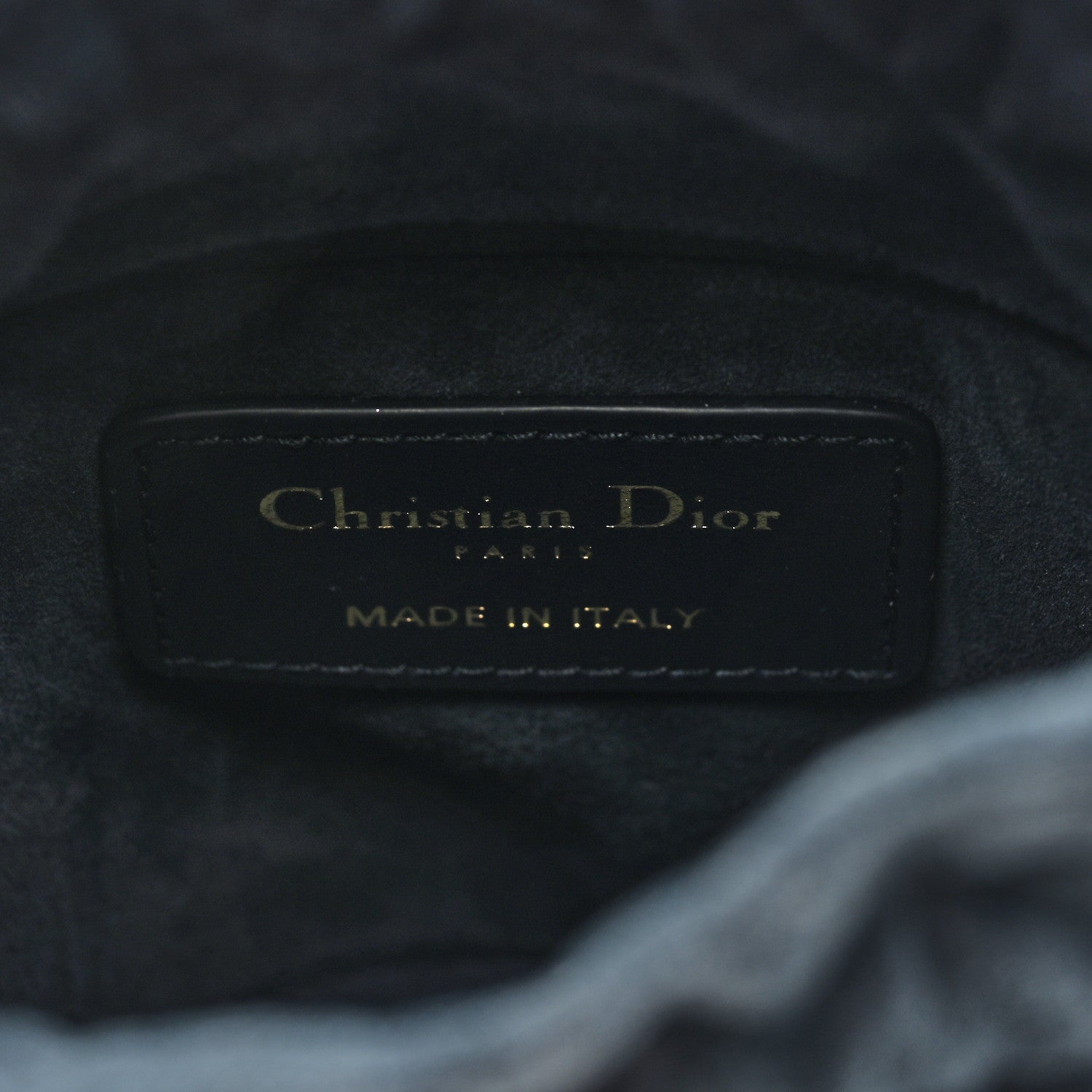Christian Dior Calfskin Small Dior Vibe Bucket Blue 6 of 8