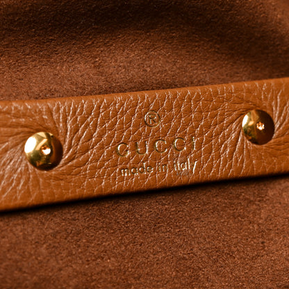 Gucci Grained Calfskin Softbit Maxi Shoulder Bag Brown 7 of 12