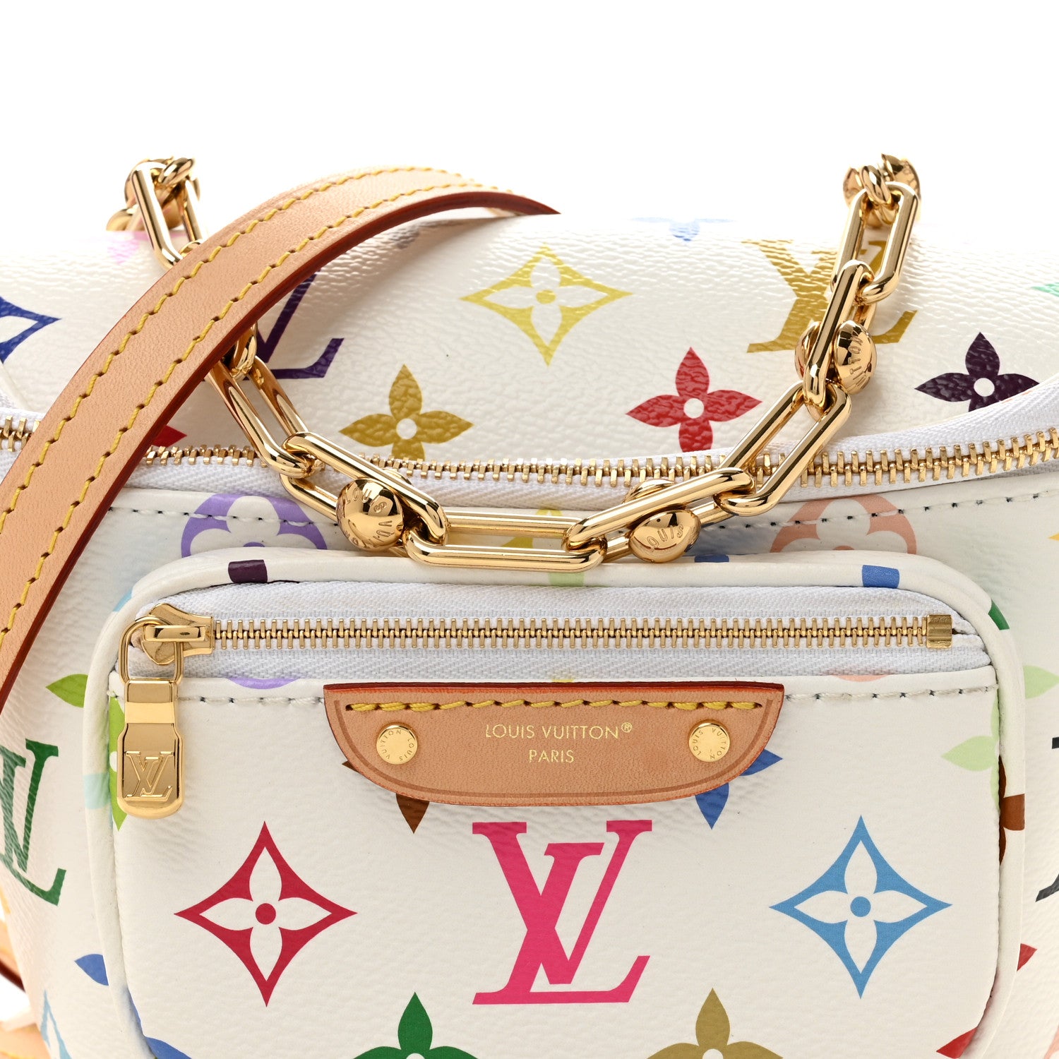 Louis Vuitton LV X TM Monogram Multicolor Mini Bumbag White 7 of 10
