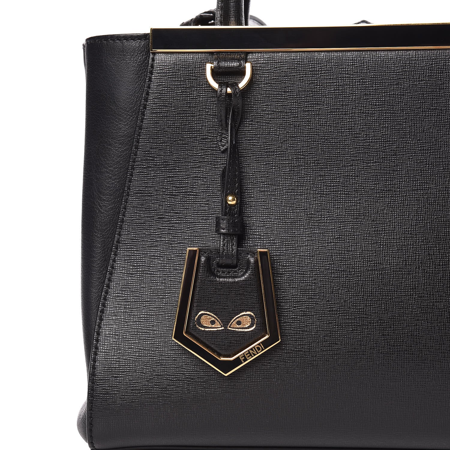 Fendi Vitello Elite Petite 2Jours Tote Black 11 of 11