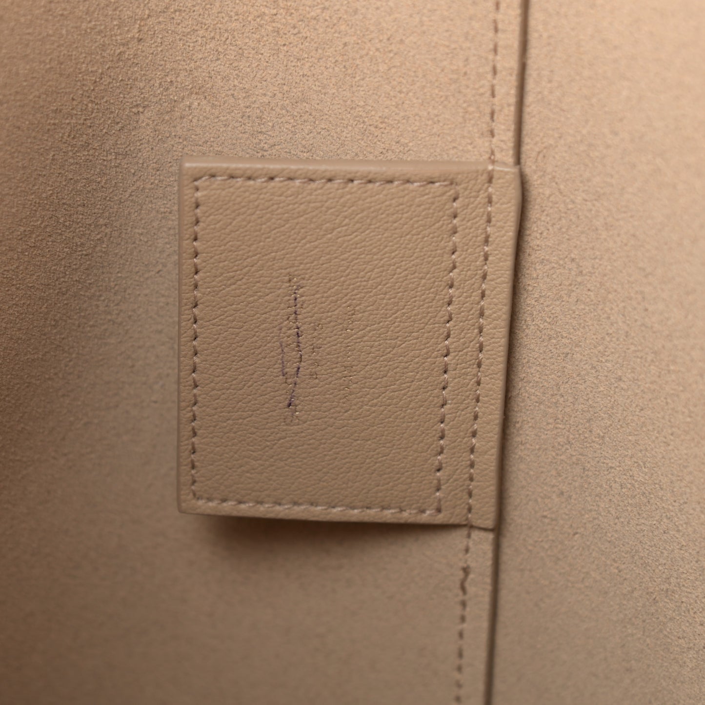 Calfskin Large Shopping Tote Nude Powder
