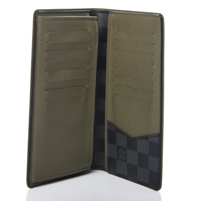 Louis Vuitton Damier Graphite Brazza Wallet Kaki 5 of 6