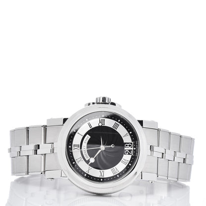 Breguet Stainless Steel 39mm Marine Big Date Automatic Watch Black 5817ST/92/SM0 2 of 5