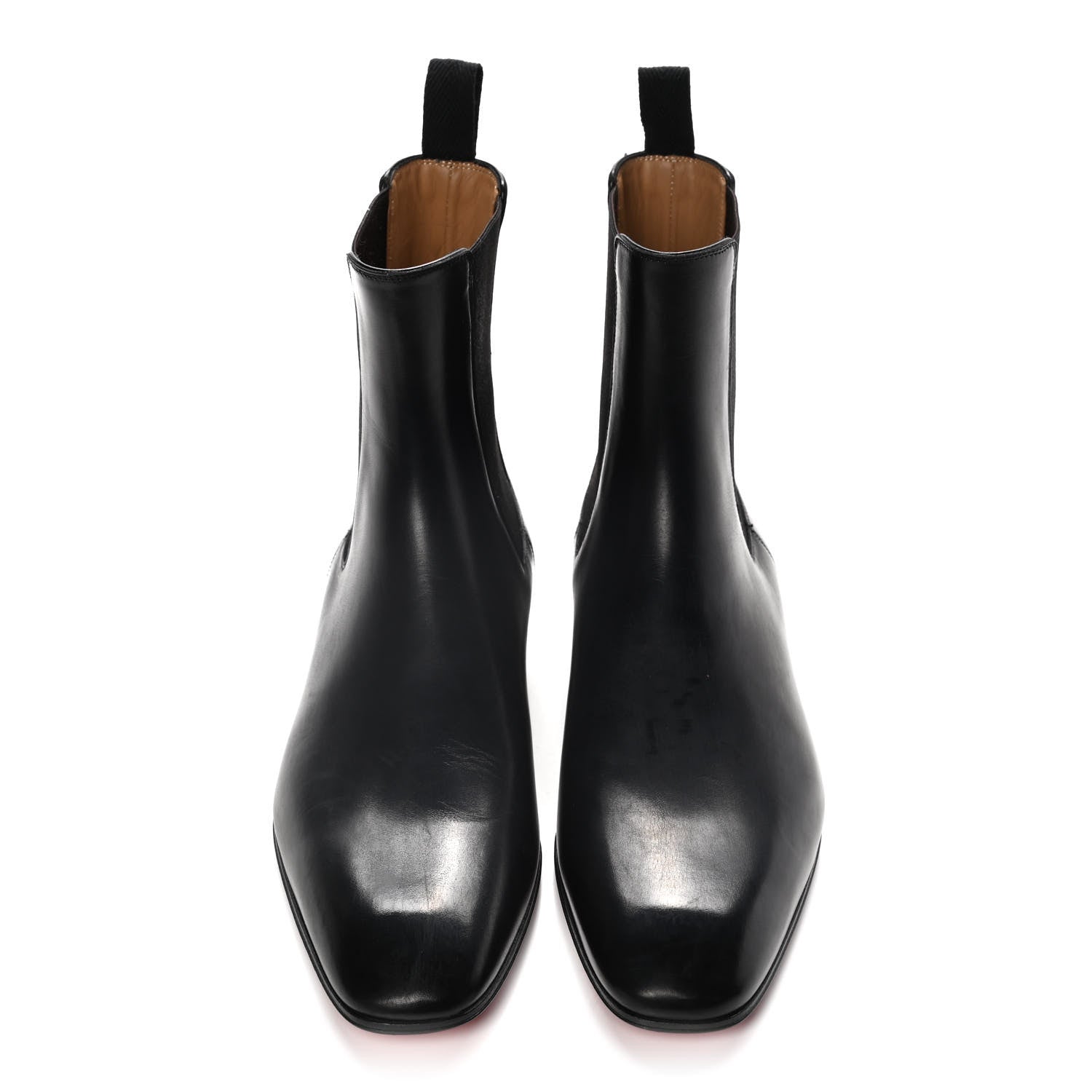 Christian Louboutin Calfskin Roadie Flat Chelsea Boots 40 Black 5 of 14