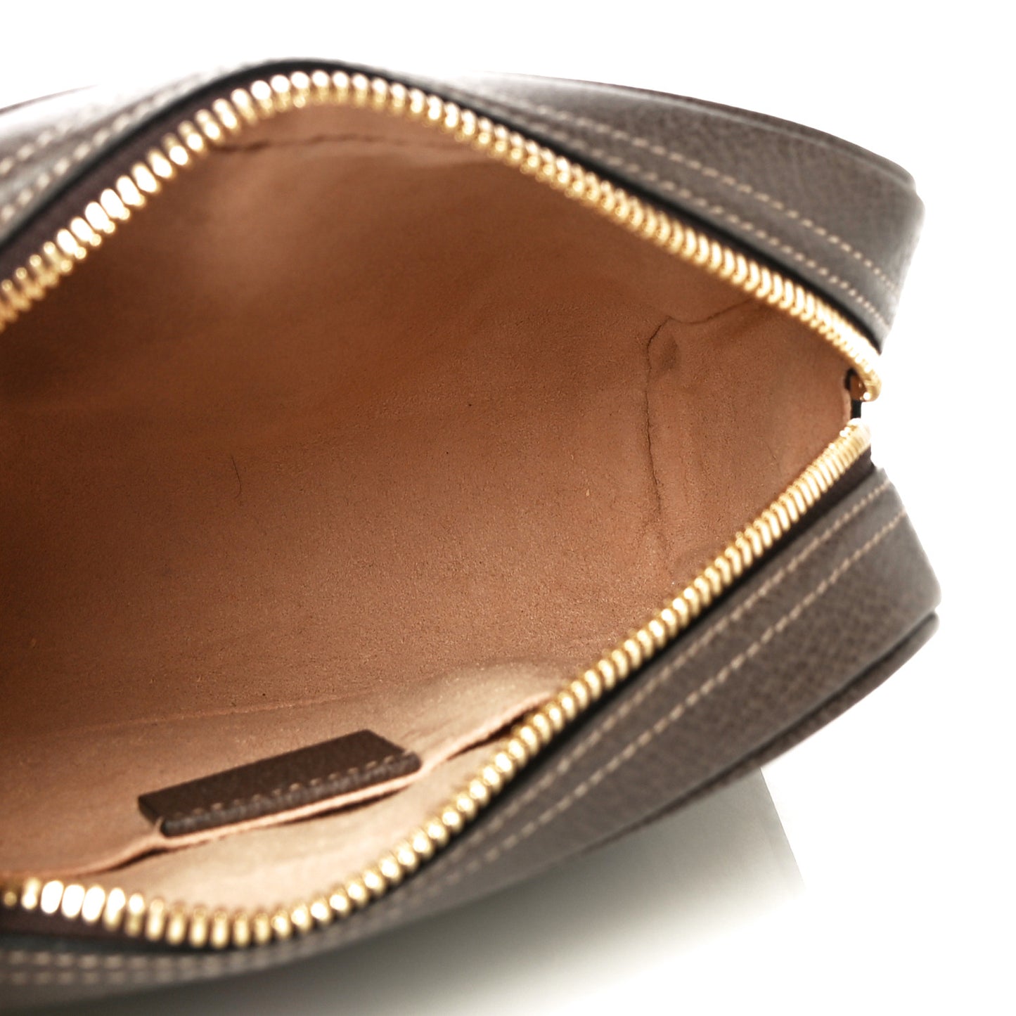 GG Supreme Monogram Web Small Ophidia Belt Bag 95 38 Dark Brown