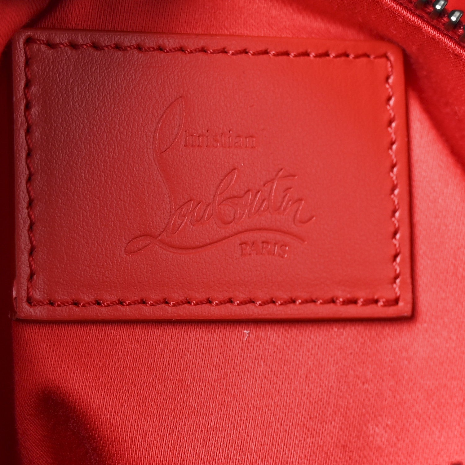 Christian Louboutin Calfskin Sneakender Studded Duffle Bag Black 5 of 8