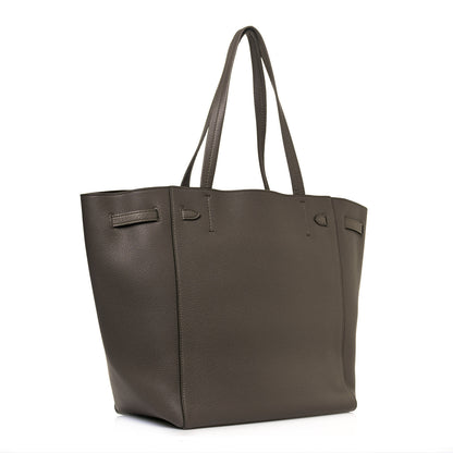 Celine Soft Grained Calfskin Medium Belt Cabas Phantom Taupe 3 of 10