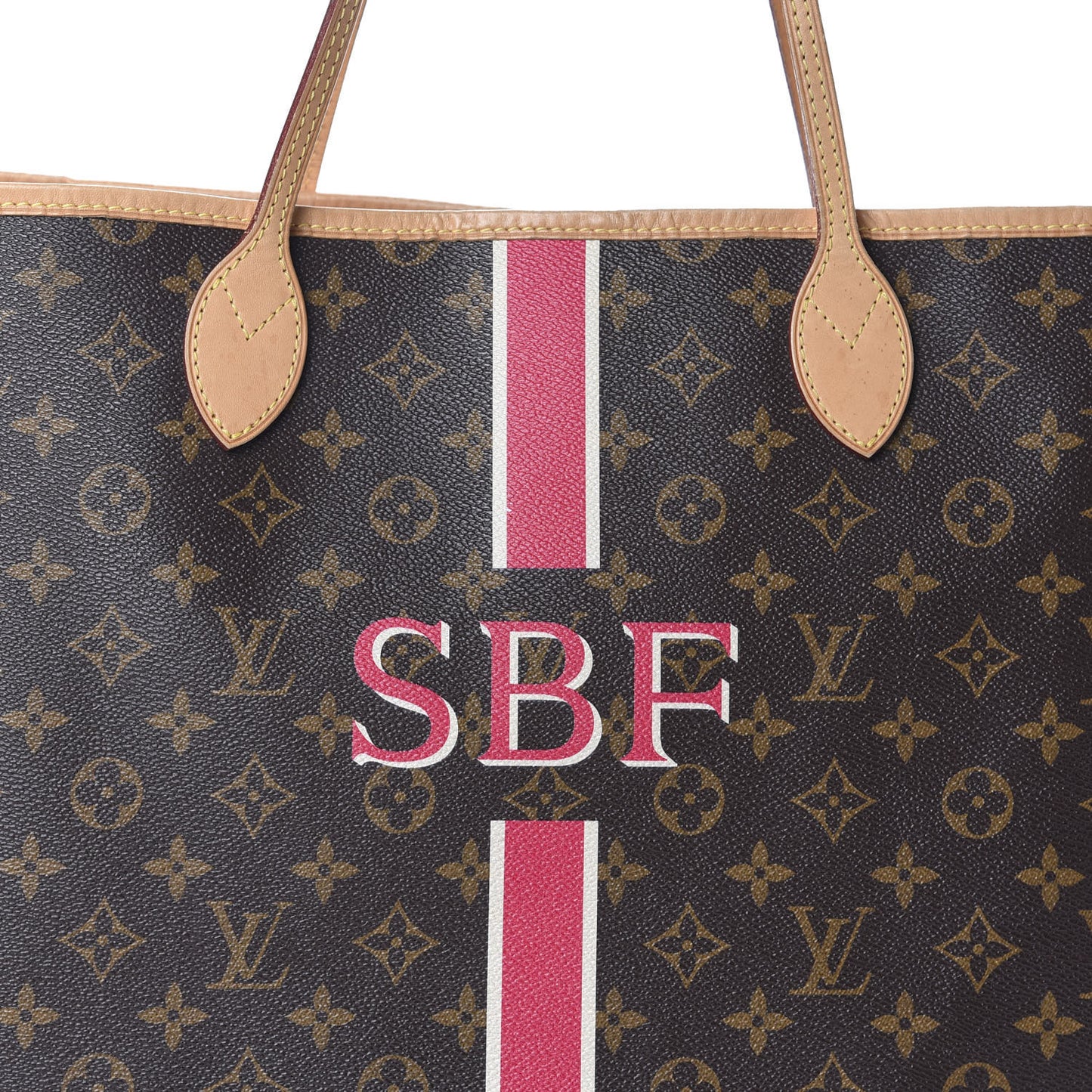 Monogram My LV Heritage Neverfull GM Fuchsia White