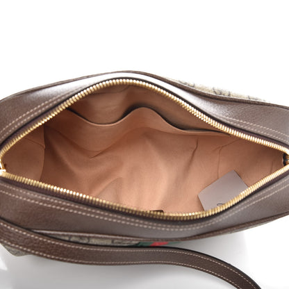 Gucci GG Supreme Monogram Web Small Ophidia Shoulder Bag Brown 5 of 8