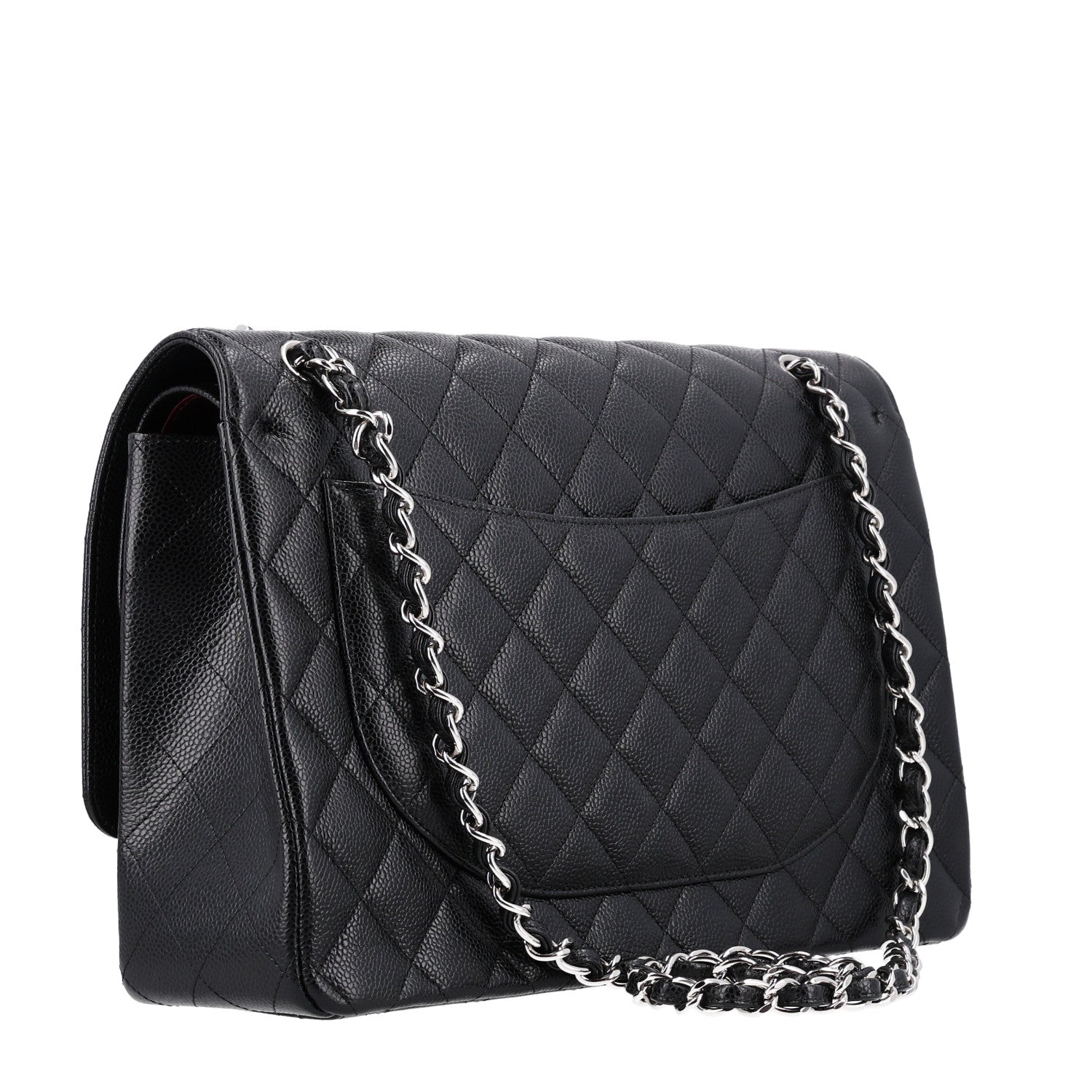 Chanel Caviar Quilted Maxi Double Flap Black 2 of 9