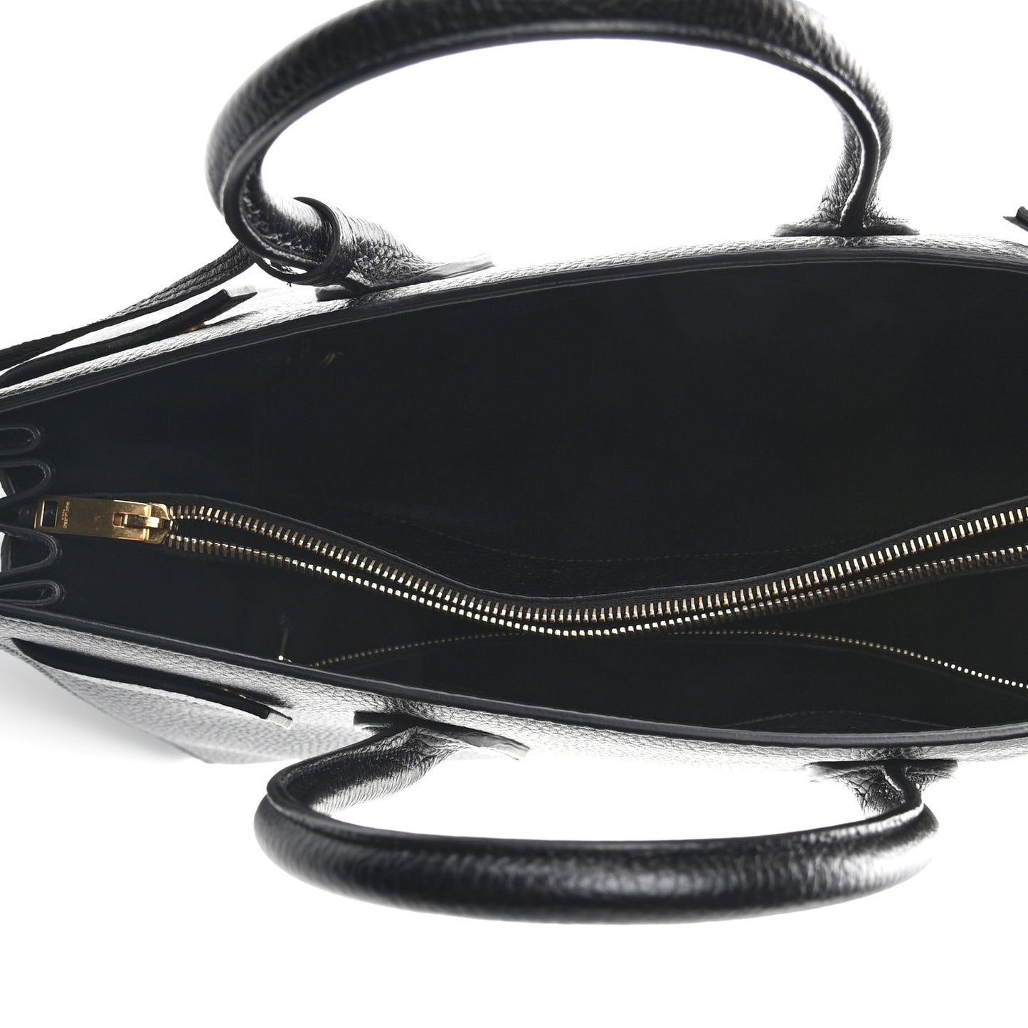 Grained Calfskin Large Sac De Jour Carryall Black