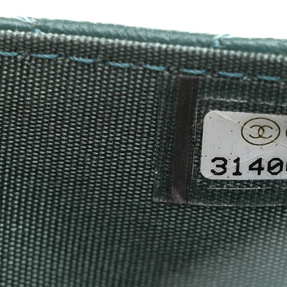 Chanel Lambskin Quilted Top Handle Flap Coin Purse With Chain Green 7 of 11