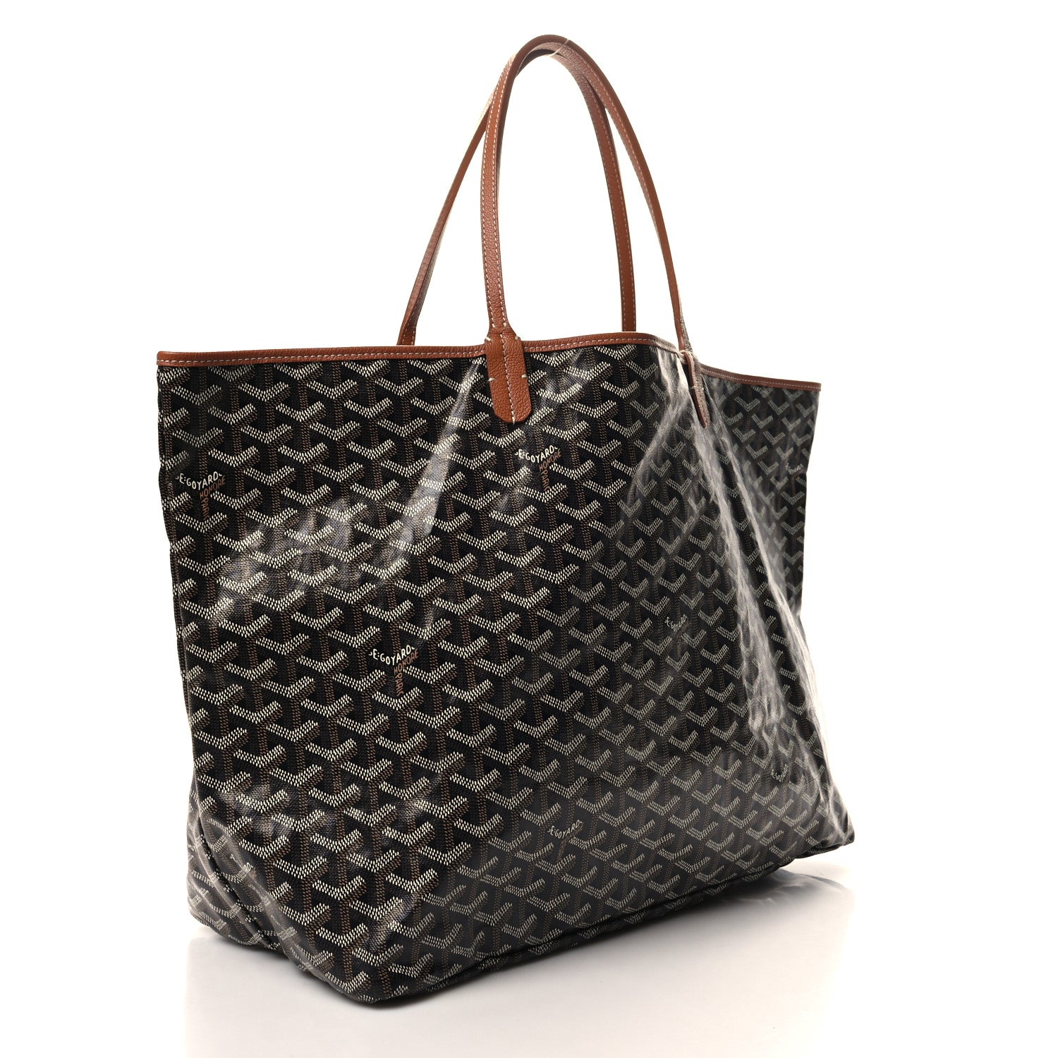 Goyard Goyardine Saint Louis GM Black Gold 4 of 10