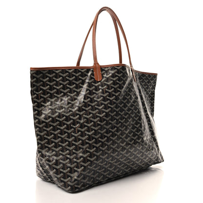Goyard Goyardine Saint Louis GM Black Gold 4 of 10