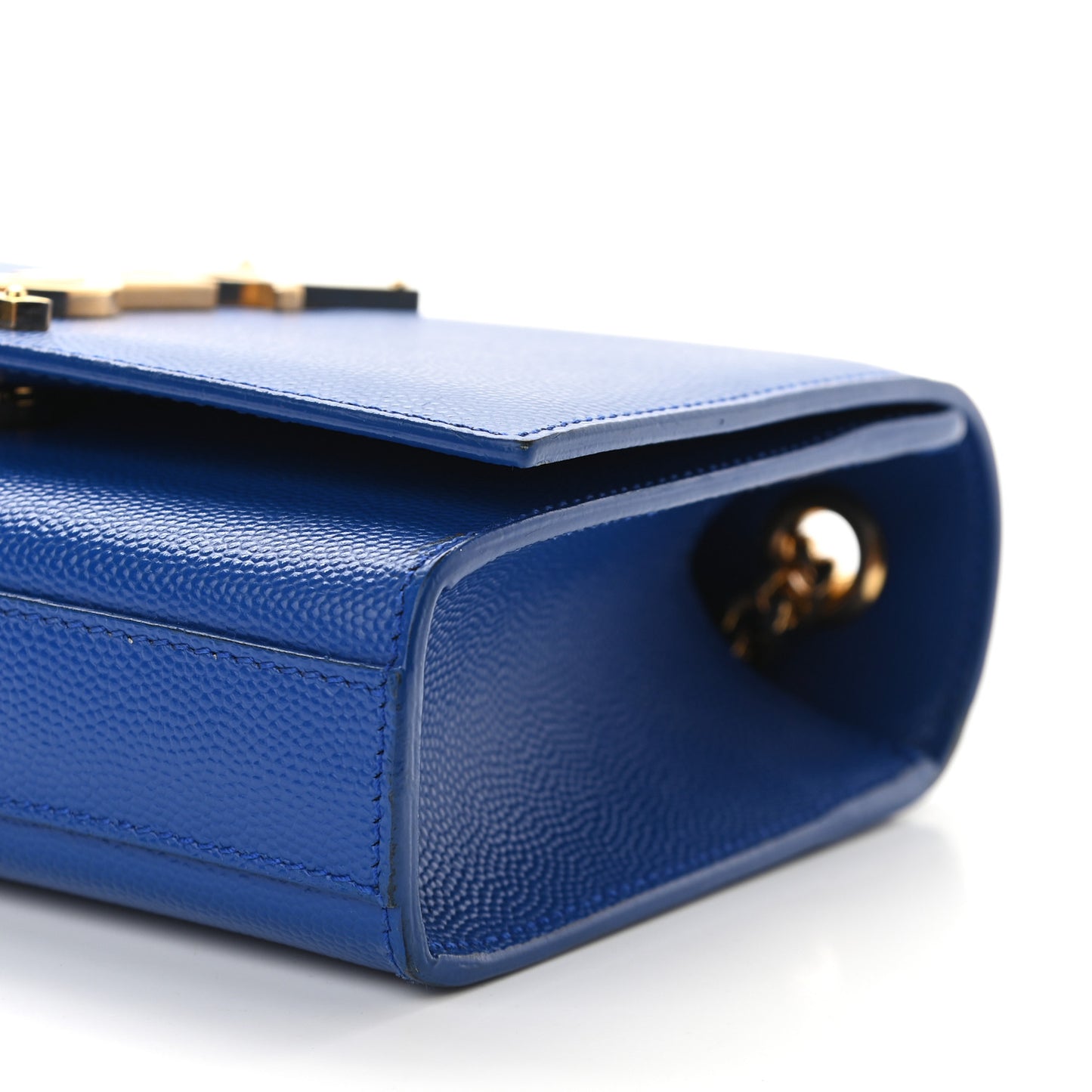 Grain De Poudre Small Classic Monogram Kate Satchel Royal Blue
